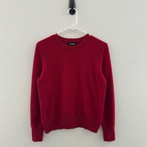 *Unavailable* NAADAM Crewneck Sweater Women S Red 100% Cashmere Long Sleeve Knit